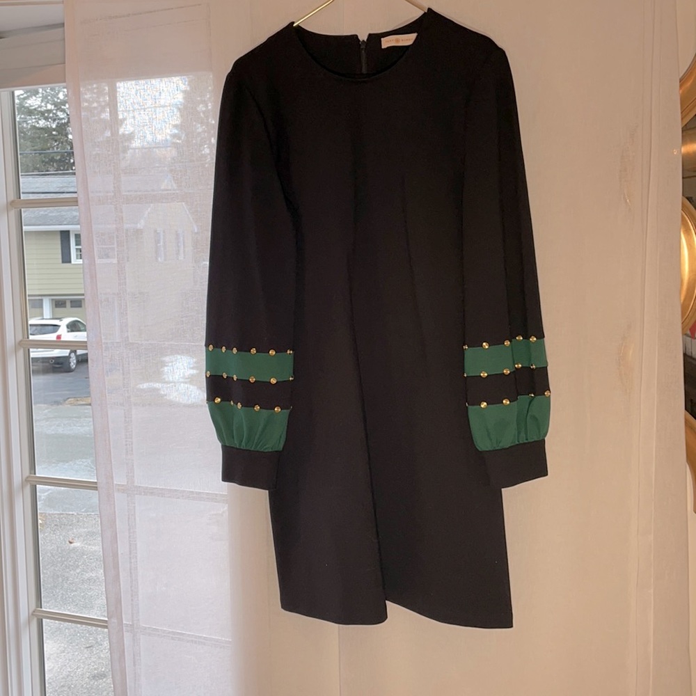 Tory Burch Grommet Sleeve Ponte Dress